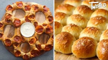 VIDEO: The Best Snacks Perfect For Any Bread Lovers  | Twisted | Pizza Twirl Dippers!