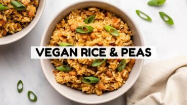 VIDEO: Vegan Jamaican Rice & Peas (Tasty & Budget-Friendly!)
