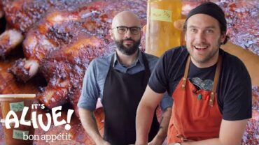 VIDEO: Brad and Babish Make Kombucha Miso BBQ Sauce | It’s Alive | Bon Appétit