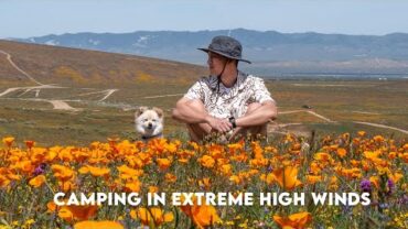 VIDEO: Camping in Extreme High Winds 💨