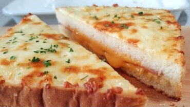 VIDEO: 5분 토스트 5 minutes cheese toast recipe