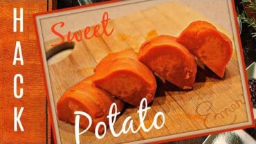 VIDEO: COOKING HACK – SUPER FAST WAY TO COOK SWEET POTATOES