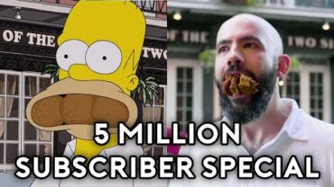 VIDEO: Binging with Babish 5 Million Subscriber Special: Recreating Homer Simpson’s NOLA Food Tour