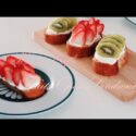 VIDEO: 상큼 달콤 딸기 키위 오픈샌드위치, 부드러운 수플레 팬케이크