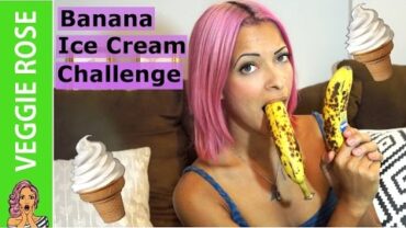 VIDEO: BANANA ICE CREAM CHALLENGE | Eating Competition