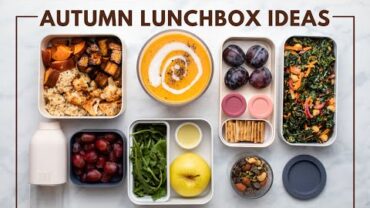 VIDEO: Packable Autumn-Inspired Meals  (Vegan)