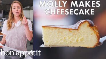 VIDEO: Molly Makes Cheesecake | From the Test Kitchen | Bon Appétit