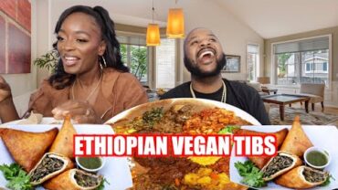 VIDEO: ETHIOPIAN FOOD MUKBANG TRYING NEW FOOD ITEM