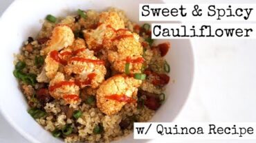 VIDEO: Sweet & Spicy Cauliflower | Gluten Free