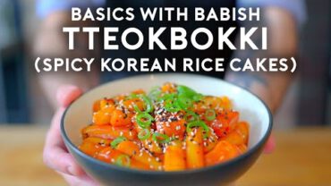 VIDEO: Tteokbokki (Spicy Korean Rice Cakes) | Basics with Babish