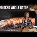 VIDEO: Smoked Whole Alligator Wrapped in Bacon (with Brine Recipe)