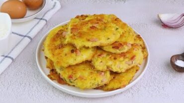 VIDEO: Potato and ham fritters: a quick and tasty dish!