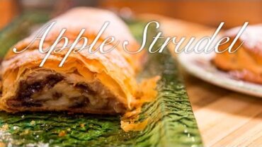 VIDEO: Easy Apple Strudel – Made with Phyllo Dough