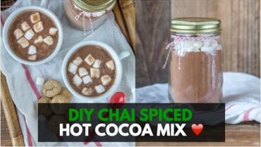 VIDEO: Vegan Chai Spiced Hot Cocoa Mix – DIY Holiday Gift In A Jar | VLOGMAS Day 5