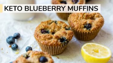 VIDEO: KETO BLUEBERRY MUFFINS | easy, healthy muffin recipe