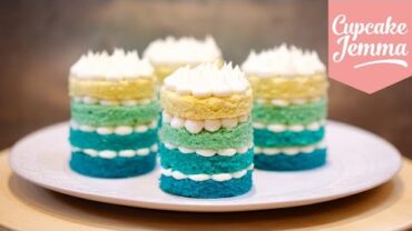 VIDEO: How to Make Mini Ombré Cakes | Cupcake Jemma
