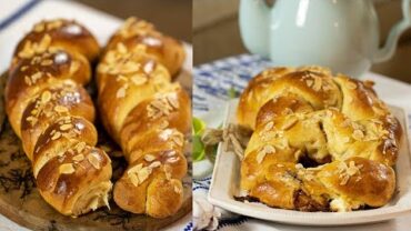 VIDEO: Stuffed Greek Easter Bread:  3 Delicious Tsoureki minis Recipes