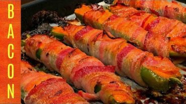 VIDEO: STUFFED WITH GOODNESS, WRAPPED IN LOVE PEPPERS – BACON WRAPPED EVERYTHING