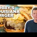 VIDEO: Bobby Flay’s Louisiana Burger | Grill It! with Bobby Flay | Food Network