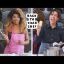 VIDEO: Shangela Tries to Keep Up with a Professional Chef | Back-to-Back Chef | Bon Appétit