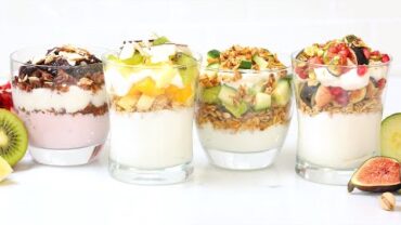 VIDEO: 4 Healthy Breakfast Parfaits | Quick & Easy Breakfast Recipes