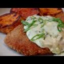 VIDEO: Crispy Pork Cutlets with Creamy Jalapeno Green Onion Gravy – Pork Schnitzel with Country Gravy
