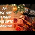 VIDEO: Wrapping Christmas Presents – Tips & Ideas – How To Wrap A Present The Easy Way + Bonus Hack