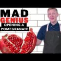VIDEO: The Best Way to Cut Open a Pomegranate | Mad Genius Tips | Food & Wine