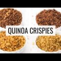 VIDEO: HOW TO MAKE QUINOA CRISPIES | 4 different ways