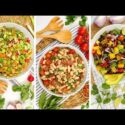 VIDEO: 3 No Cook Lunch Recipes | Easy Bean Salads