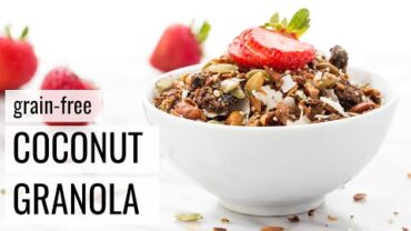 VIDEO: GRAIN-FREE COCONUT GRANOLA | vegan + paleo