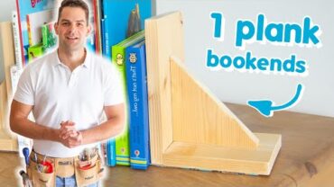 VIDEO: INSANELY Simple Wooden DIY Bookends – Lockdown DIY at Home