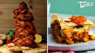 VIDEO: Home made chicken kebab! | Twisted | Chicken Tikka Crunch Wrap