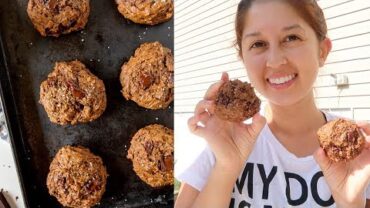 VIDEO: Vegan Salted Peanut Butter Chocolate Chunk Cookies