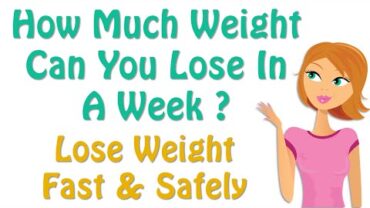 VIDEO: How Much Weight Can You Lose In A Week ?, Healthy Diet, Diet Tips