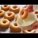 VIDEO: The SOFTEST NO-Knead – NO-Mixer GLAZED DONUTS | Yeast Donuts Better than Krispy Kreme