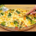 VIDEO: Ich schneide nur Gemüse! Ein einfaches Rezept für einen leckeren Gemüseauflauf! Schnelle Rezepte