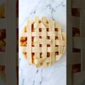 VIDEO: Easy Peach Pie #shorts