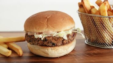 VIDEO: Bean Burger Recipe | How to Make Black Bean Burger