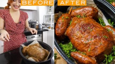 VIDEO: I Made A Realistic VEGAN Turkey (The Crispy Skin Looks SO REAL…)