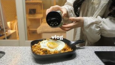 VIDEO: vlog| 김치볶음밥 만들어 먹고🍳수제 피클 만들기, 대파 손질법, 간단 김치찌개 끓이는 법, 떡볶이레시피, 오코노모야끼, 어묵탕