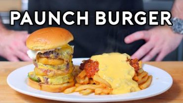 VIDEO: Binging with Babish: Paunch Burger from Parks & Rec