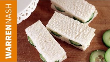 VIDEO: Cucumber Sandwich Recipe – with special sauce – Recipes by Warren Nash