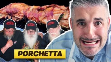 VIDEO: Italian Chef Reacts to Most Popular PORCHETTA VIDEOS