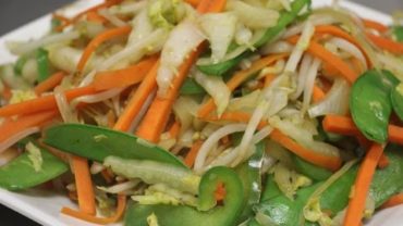 VIDEO: How to Make Stir Fry Vegetables (Yasai Itame)