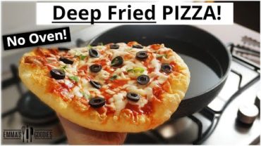 VIDEO: Fried PIZZA! 🍕 The BEST Italian Street Food! 🔥 Easy No Oven Pizza!