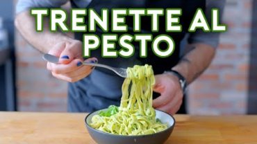 VIDEO: Binging with Babish: Trenette Al Pesto from Luca