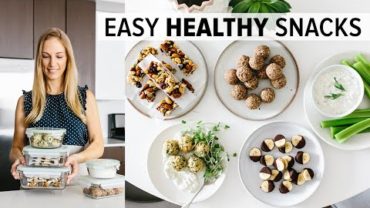 VIDEO: HEALTHY SNACKS | to meal prep for the week (super easy!)