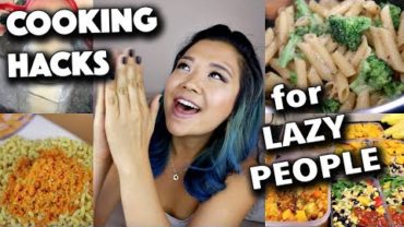 VIDEO: COOKING HACKS FOR LAZY PEOPLE #VEGAN