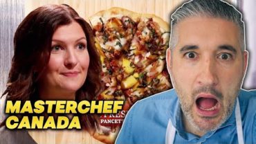 VIDEO: Italian Chef Reacts to MasterChef Canada PIZZA COMPETITION